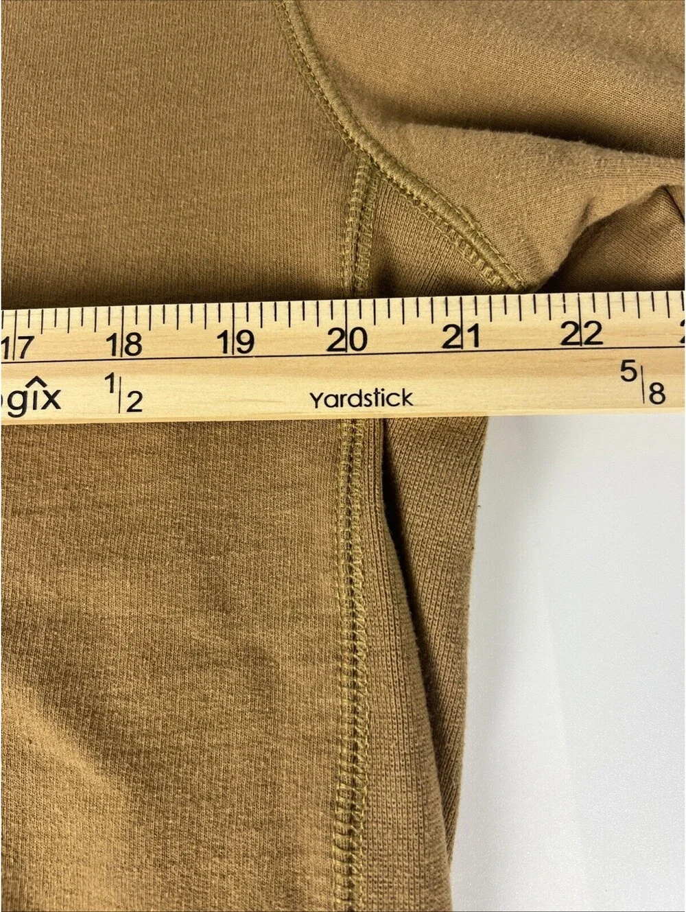 The North Face Brown Pullover Box Logo Hoodie- Men's Size Medium